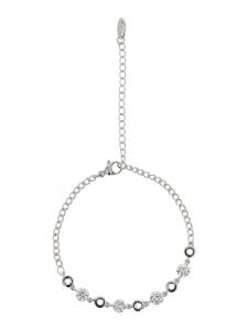 Faina Женский браслет-цепочка из серебра