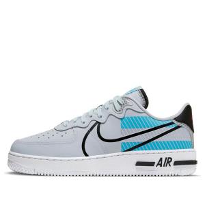 Кроссовки x 3m air force 1 react lx 'pure platinum baltic blue' Nike, мультиколор