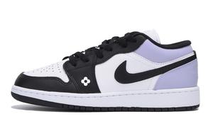 Jordan Баскетбольные кроссовки Air 1 Low Top Vintage, мужские, белые, фиолетовые