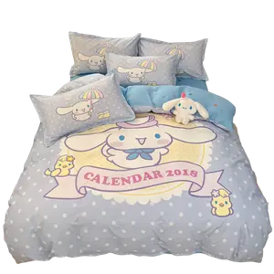 Sanrio Хлопковая пододеяльник 100% хлопок пододеяльник комплект постельного белья