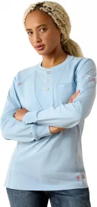 Женская футболка ARIAT Fr Air Henley с длинным рукавом