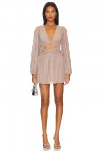 Платье мини Lovers and Friends Josephine, цвет Rose Gold & Silver