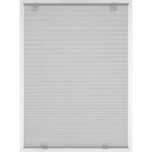 Плиссе Plissee Solo с присосками Защита от света без сверления с встроенным направлением шнура Gardinia, серый