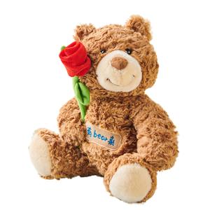 Doudou Beibei Плюшевая кукла Rose Teddy Bear, высота 28 см