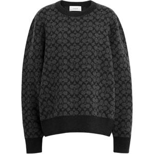 Свитер унисекс дымчато-серый COACH