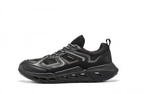 Ecco SS26 BIOM 720 Collection Кожаные повседневные ботинки мужские Black 850344