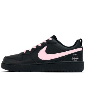Nike Court Borough Lycra Dream Slip Resistant Low top Kids' Skateboarding Shoes Lotus Color Teenagers