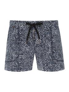 Супермягкая короткая ночная рубашка темно-синего/белого цвета Jockey