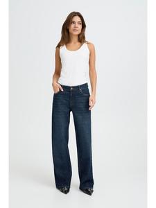 Джинсы PZVEGA облегающие из темно-синего денима Pulz