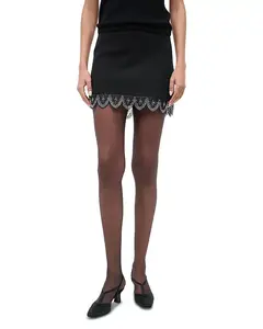 Юбка-Тиара Staud, черный