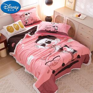 Disney Пуховое одеяло 150х200 см, 10 слоев чесаного хлопка, класс А, цвет Pig Boy