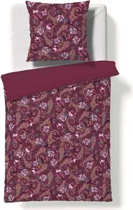 Двустороннее постельное белье Mako-Satin с цифровой печатью, арт. S 114486-0004, красный, размер: 135 x 200 см Fleuresse