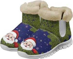 Psesaysky Женские зимние ботинки белая подошва снегоступы противоскользящая подошва ботильоны с утеплителем теплые ботинки средней высоты для прогулок