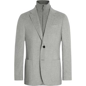 Ermenegildo Zegna Зегна Оази кашемировый пиджак, Gray