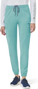 Carhartt Scrubs C52137 женские брюки-джоггеры с карманами Rugged Flex Modern Fit, Aqua Sea