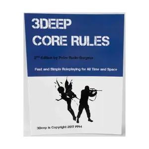 3Deep Core Rules (2nd Edition, POD), Role Playing Games Supplements (Parts Per Million), мягкая обложка