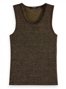 Топ Scotch & Soda, темно-коричневый