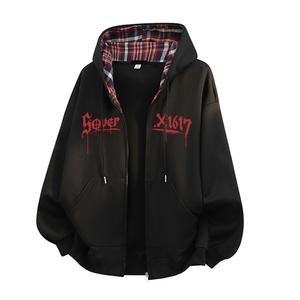 Толстовка Unisex Hooded Moderate Others X1617, черный fleece-lined sweatshirt+vintage красный print