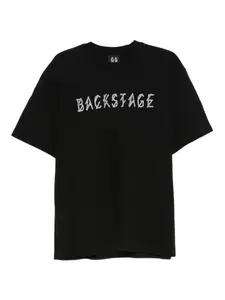 Футболка с графичным принтом 44 Label Group, черный