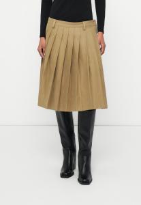 Юбка 7 for all mankind PLEATED MIDI SKIRT COMFORT, Sand Storm/Beige