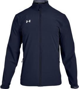 Мужская хоккейная разминочная куртка Under Armour, Midnight Navy (410)/White