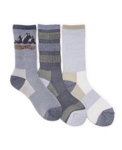 Мужские носки Crew Hike Heat Retainer Socks (3 шт) MUK LUKS, Blue