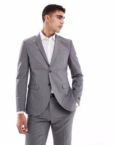 Пиджак Jack & Jones суперузкого кроя серого цвета