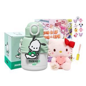 Hello kitty термостакан из нержавеющей стали 600 мл Sanrio, зеленый