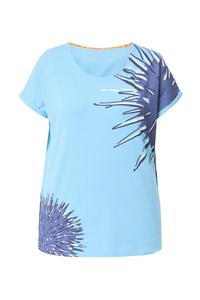 Футболка LAURASØN, marine blue/Light blue