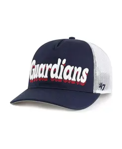 Женская регулируемая кепка Cleveland Guardians Biloxi Hitch в синем цвете '47 Brand