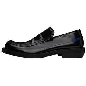 ADER ERROR Кожаные лоферы Curve для мужчин черные