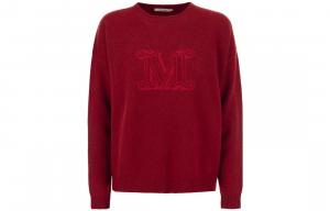 MaxMara Кашемировый свитер женский красный