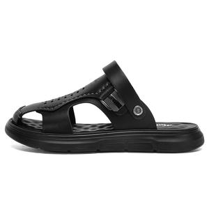 Мужские сандалии с закрытым носком, устойчивые к истиранию Mulinsen, Black