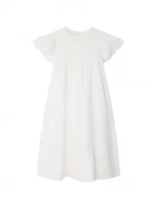 Платье Leocardie с ручной вышивкой Bonpoint, белый