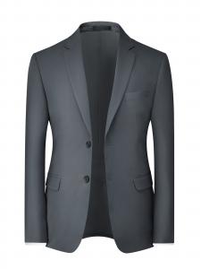 Youthup Куртка-пиджак в темно-сером цвете с комфортной посадкой