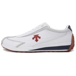 Кроссовки DESCENTE Cron Racer Skateboarding Shoes Unisex Low-top White/Red, белый/красный
