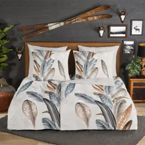 Фланелевое постельное белье Dream Sleep с перьями 135x200 см + 80x80 см Traumschlaf