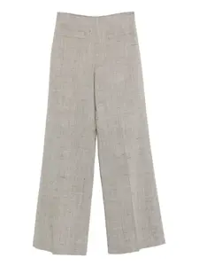 Брюки на молнии SANDRO, серый