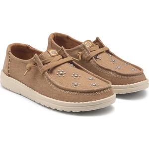 Туфли-Слипоны Венди со звездами Heydude, коричневый