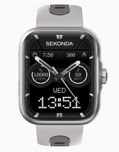 Sekonda Sekonda motion pro 39 мм Прямоугольные серебристые часы серого цвета
