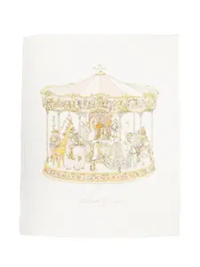 Одеяло вязки интарсия с узором Atelier Choux, нейтральный