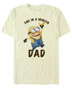 Футболка с коротким рукавом Minions Men's 'Tis The Season To Be Jolly Banana Fifth Sun, коричневый/бежевый