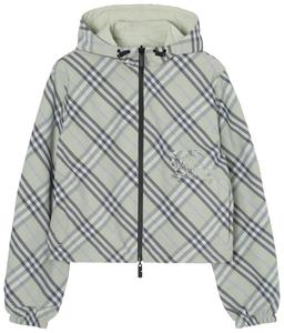 Куртка Burberry Salisbury Check Jacket, зеленый