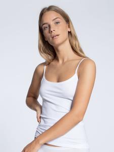 Майка Calida Spaghetti Top Natural Comfort, белый