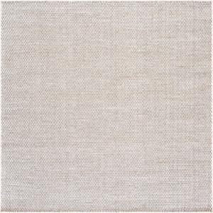 Ковер SAFAVIEH, 183 x 183 см, Natura Collection - Ivory/Beige, геометрический рисунок, идеален для помещений с высокой проходимостью в гостиной, спальне, столовой (NAT387A)