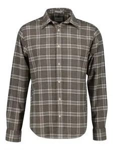 Рубашка в клетку Gant, коричневый