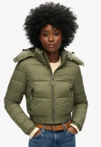 Укороченная зимняя куртка fuji с капюшоном Superdry & Co, Dusty Olive Green