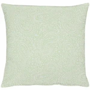 APELT декоративная подушка "7907 Uni Paisley", чехол с наполнителем, 1 шт 48х48 см, бирюзовый