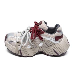 Женские кроссовки ZHR с защитой от истирания, дышащие, на низком ходу, массивные, красные [Ангора красный]