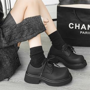 Туфли женские повседневные Women's Casual Shoes Women's Low-Top Black Shupate